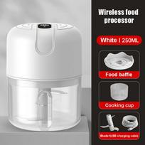Xiaomi Mini Electric Meat Grinder 250ML Garlic Puree Machine Onion Ginger Chili Chopper Kitchen Food Mixer balta