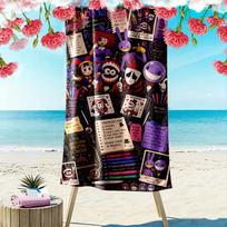The Amazing Digital Circus Beach Towel, A Must-have for Any Perfect Trip, Perfect Birthday, Holiday Gift For Family and Friends 70cmx140cm(27x55inch)