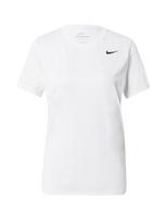 NIKE Sportiniai marškinėliai juoda / balta