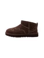 UGG Auliniai batai 'Classic Ultra Mini Western' šokolado spalva