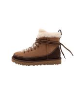 UGG Sniego batai 'Classic Heritage' šokolado spalva / šviesiai ruda