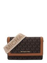 MICHAEL Michael Kors Rankinė su ilgu dirželiu ruda / juoda