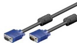 Goobay 93613, 1,8 m, VGA (D-Sub), VGA (D-Sub), Vyriškas, Moteriškas, Juoda, Mėlyna