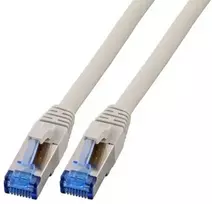 Efb Elektronik 6A kategorijos S/FTP tinklo kabelis, ilgis: 0,5 m, spalva: pilka su TPE LSZH apvalkalu