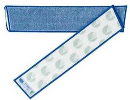 Multi Velcro šluota Mikro Vision Mop 60 cm mikropluošto Swan-žymėta mėlyna sausa/šlapia, 125 vnt./dėžė