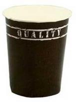 Multi Vienkartinis popierinis kavos puodelis Ø80x95mm 25cl 8oz vienos sienelės „Coffee-line“ kokybės, 60 vnt.