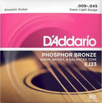 Daddario D'Addario EJ23 - acoustic guitar strings (9 - 45)