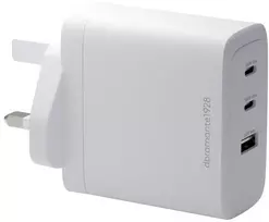 „dbramante1928 Bulk - IT - EU“ sieninis įkroviklis - 2xUSB-C 100W 1xUSB-A -W, vidaus, AC, balta