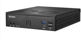 Shuttle XP? slim DH610V2, 1,35 L talpos kompiuteris, Mini PC barebone, Intel H610, LGA 1700, DDR5-SDRAM, 120 W