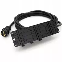 ELS Elektrotechnika Statybinis prailgintuvas 3 lizdų 16A 230V H05RR-F 3x2,5 5m (2OW16053)