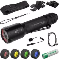 Carruzzo Rinkinys mysliwski Ledlenser TAC6R Juodas Case
