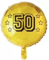 Globos Europe Bv Auksinis folijos balionas, 46 cm
