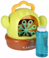 Party Deco MUILO BURBULŲ MAŠINA B/O MUILO BURBULAI KAKTUSAS 22X19X15 24