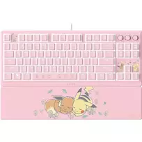 Razer Ornata V3 Tenkeyless | Klaviatūra žaidimams | su laidu | US | Razer Mecha-Membrane Switches | Riešo atrama | Pikachu Eevee Edition