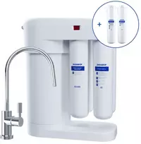 Aquaphor RO-101S Morion atvirkštinio osmoso sistema su papildomu K2 + K5 filtrų rinkiniu