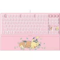 Razer Ornata V3 Tenkeyless | Gaming keyboard | Wired | US | Razer Mecha-Membrane Switches | Wrist Rest | Pikachu Eevee Edition