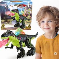 WOOPIE Vaikštantis tiranozauro reksas dinozauras su šviesos ir garso efektais