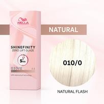 Wella Professional Shinefinity Zero Lift Glaze - plaukų dažai, 60 ml - 010/0