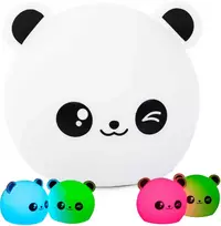 Verk Group Vaikiška naktinė lempa LED RGB panda
