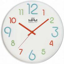 Sieninė laikrodis - MPM QUALITY - E01.3459.00 - Daugiaspalvis - 4,5 cm gylio - Vaikams