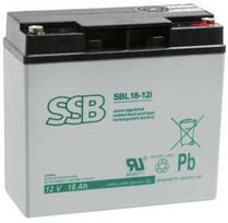 SSB Akumuliatorius SBL 18-12i 12V 18Ah, skirtas UPS APC, Ever, Fideltronik, Eaton Powerware