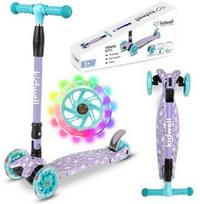 Triratė paspiriama transporto priemonė Kidwell Vento Kitty su Led ratukais