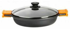 Puodas TRADYCYJNY BRA Puodas 3.1 L 28 cm aluminiowy su dangteliu