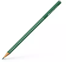 Pieštukas Faber-Castell Sparkle HB, žalios spalvos korpusas