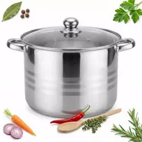 Bez Marki Didelis 12.5 L nerūdijančio plieno puodas su dangčiu, 28 cm