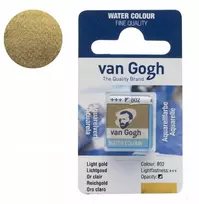 Talens Van Gogh akvarelė pusiau dėžutėje 802 Šviesus auksas