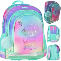 Starpak Mokyklinė kuprinė mergaitėms STARPACK (23L) Holo Šuniukas