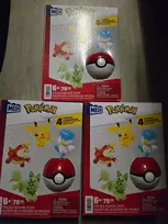 Mega Construx Mega Pokemon Pikachu Quaxly Fuecoco Sprigatito HPX92 blokeliai 79 vnt.
