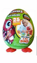 ZURU Smashers Junior Dino Dough Dinozauras su žaidimo tešla Egg XXL