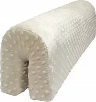 Syma Apsauga iš putplasčio vaikiškų lovelių ir vyresnio amžiaus lovų turėklų, Minky beige, 80 cm
