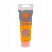 Astra Deco neon oranžiniai akriliniai dažai 75ml