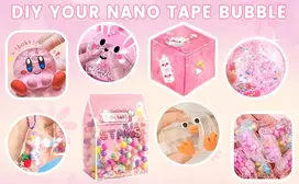Bez Marki Rinkinys "nano" burbulų pūtimo juostelės, Diy