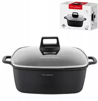 Florina Chef kvadratinis aliuminio puodas 28 cm 5,8L orkaitei