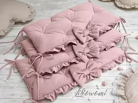 Liliowomi VELVET apsauga 180 cm su lankeliais lovai