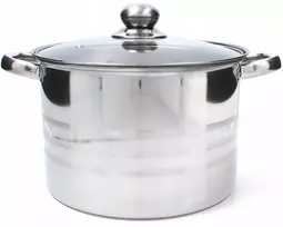 Garpol Puodas su pokrywą tradycyjny plieno kilkuwarstwowe dno 28 cm / 13 L 3973