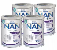 NAN ExpertPro HA1 pienas kūdikiams 0-6 mėn Nestle 4x 400g