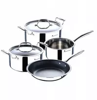 Bergner Puodų rinkinys, plieno 18/10 Masterpro Premium indukcinis