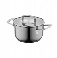 Florina Infinity nerūdijančio plieno puodas 16 cm 1,6L su dangteliu, dujų indukcija