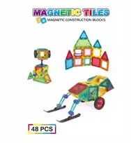 Bez Marki MAGNETINIAI blokeliai, didelis komplektas, stiprūs magnetai CH1042, 48 elementai