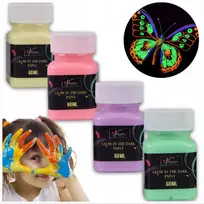 Arcydziele Tamsoje švytintys akriliniai dažai. Švytintys fluorescenciniai akriliniai dažai