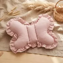 Bez Marki BUTTERFLY PILLOW Anti-shock Travel, skirta vežimėliui COTTON Ruffle Rožinė