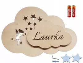 Bez Marki Fairy lempa žvaigždės naktinis debesis SPALVOS LED cinko baterijos
