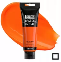 Akriliniai dažai Liquitex Basics 118ml 982 Fluorescent Oranžinis