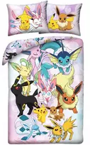 Halantex Jaunimo patalynės komplektas 140x200 Pokemon Pikachu mikropluošto
