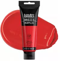 Akriliniai dažai Liquitex Basics 118 ml, Pyrrole Raudona
