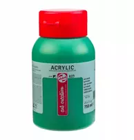 Akrilinė dažai - Šlapimo žalia - 623 - 750 ml talpa - Talens Art Creation
